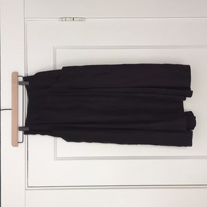 Elizabeth Suzann Clyde Billow Skirt in Midweight Linen - Black / XS